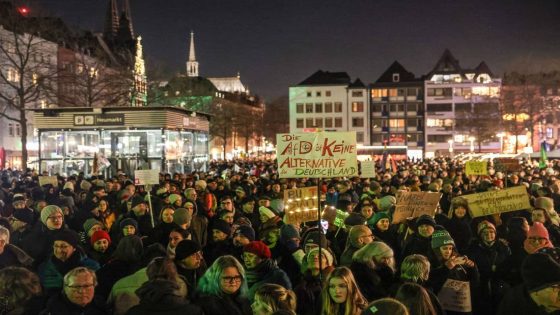 تظاهرات في المانيا ضد الحزب اليميني المتطرف AFD
