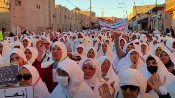 حراك فجيج مستمر و دعم من طرف فيدرالية اليسار