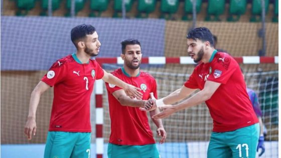 المنتخب المغربي بطل افريقيا لكرة الصالة