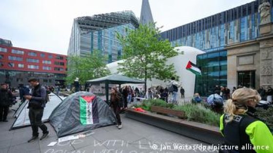 فض اعتصامين لمحتجين مؤيدين للفلسطينيين بجامعتين ألمانيتين