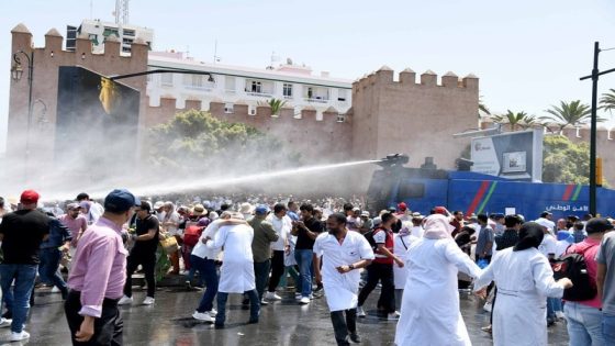 هيئات حقوقية تدين التدخل القمعي للقوات الامنية ضد احتجاجات مهنيي الصحة