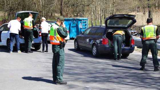 الرقابة الألمانية على الحدود و حصيلتها الأولية.