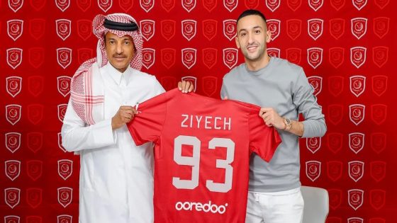 الدحيل القطري يخطف حكيم زياش من النصر الاماراتي في الدقائق الأخيرة من المفاوضات