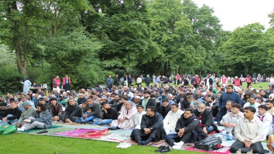 فرحة العيد تملأ فوبرطال، لوحة إيمانية فريدة في عيد الأضحى