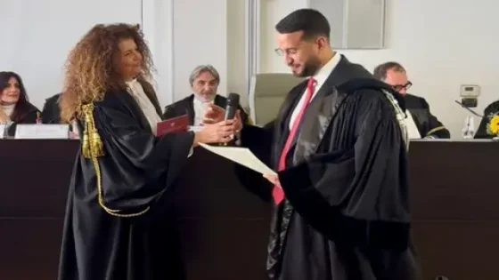 من المغرب إلى إيطاليا.. مسار تألق المحامي أسامة بضري في عالم القانون