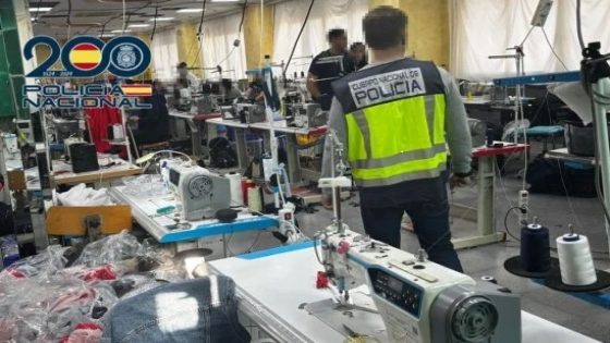 من بينهم مغاربة ..إعتقالات في إسبانيا بعد كشف ورشة نسيج تستغل المهاجرين