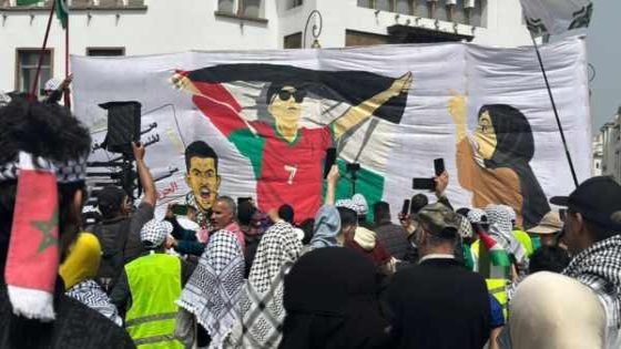 الرباط تحيي يوم الأسير الفلسطيني بمسيرة حاشدة تنديدا بالتطبيع ودعم لمواقف حكيم زياش