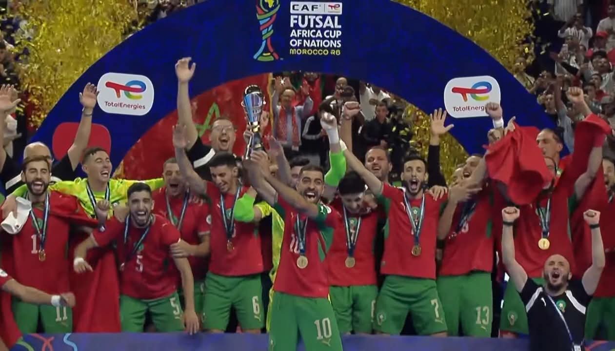 المغرب بطل إفريقيا للفوتسال للمرة الرابعة في تاريخه